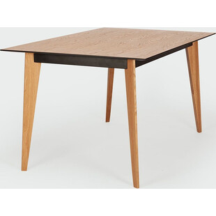 Stół rozkładany fornirowany Bord 120x80cm naturalny dąb Nordifra