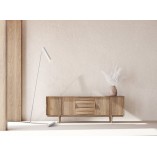 Lampa podłogowa minimalistyczna Stork Bright White LoftLight