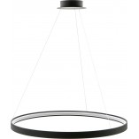Lampa wisząca okrągła nowoczesna Circle LED 110cm czarna ZumaLine