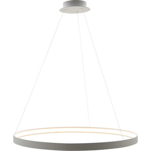 Lampa wisząca okrągła nowoczesna Circle LED 110cm biała ZumaLine