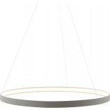 Lampa wisząca okrągła nowoczesna Circle LED 110cm biała ZumaLine