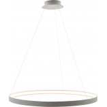 Lampa wisząca okrągła nowoczesna Circle LED 78cm biała ZumaLine