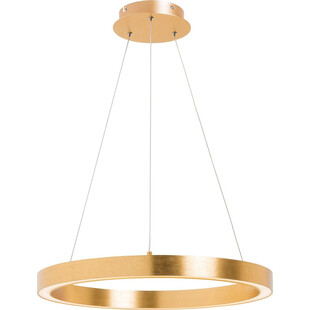 Lampa wisząca okrągła nowoczesna Carlo LED 60cm złota ZumaLine