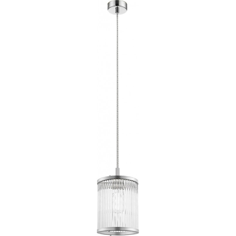 Lampa wisząca szklana hampton Sergio 15cm srebrna ZumaLine
