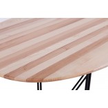 Stół drewniany owalny Brada 260x100cm jesion Nordifra