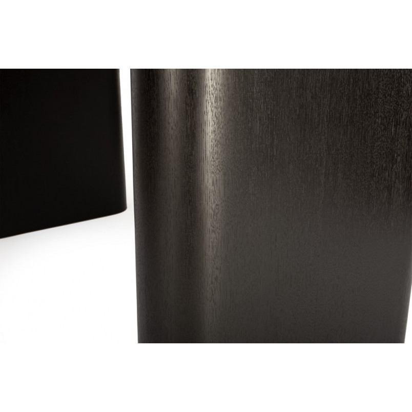 Stół prostokątny fornirowany Pelare 240x100cm czarny dąb Nordifra