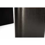 Stół prostokątny fornirowany Pelare 220x100cm czarny dąb Nordifra