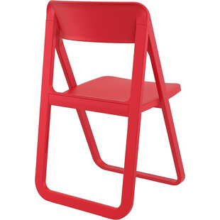 Krzesło składane plastikowe Dream czerwone Siesta