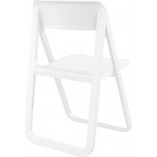 Krzesło składane plastikowe Dream białe Siesta