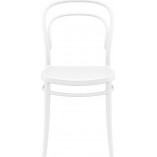 Krzesło z tworzywa Marie białe Siesta