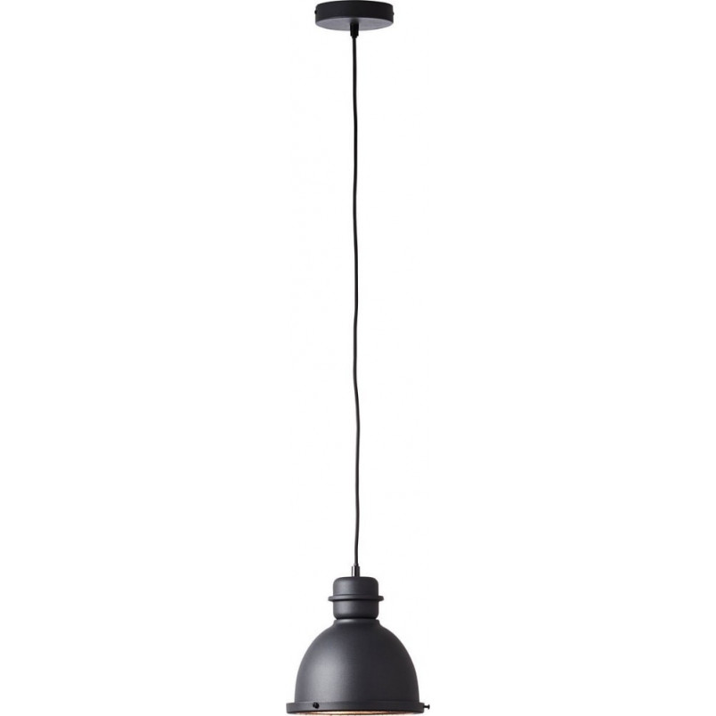 Lampa wisząca industrialna Kiki 48,5cm czarna Brilliant