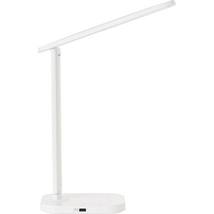 Lampa biurkowa nowoczesna Vicari biała Brilliant