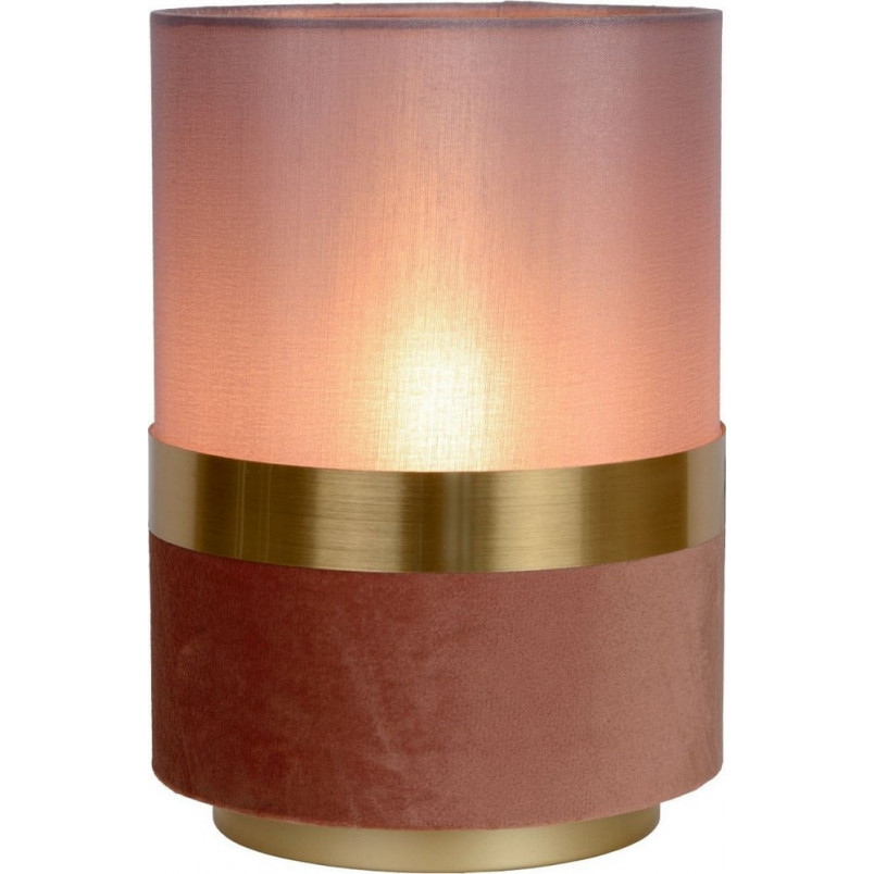 Lampa stołowa glamour Extravaganza Tusse różowy / złoty Lucide