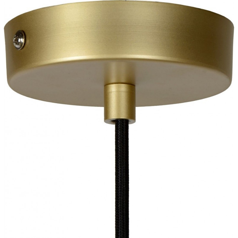 Lampa wisząca szklana Cooper 30cm złota Lucide