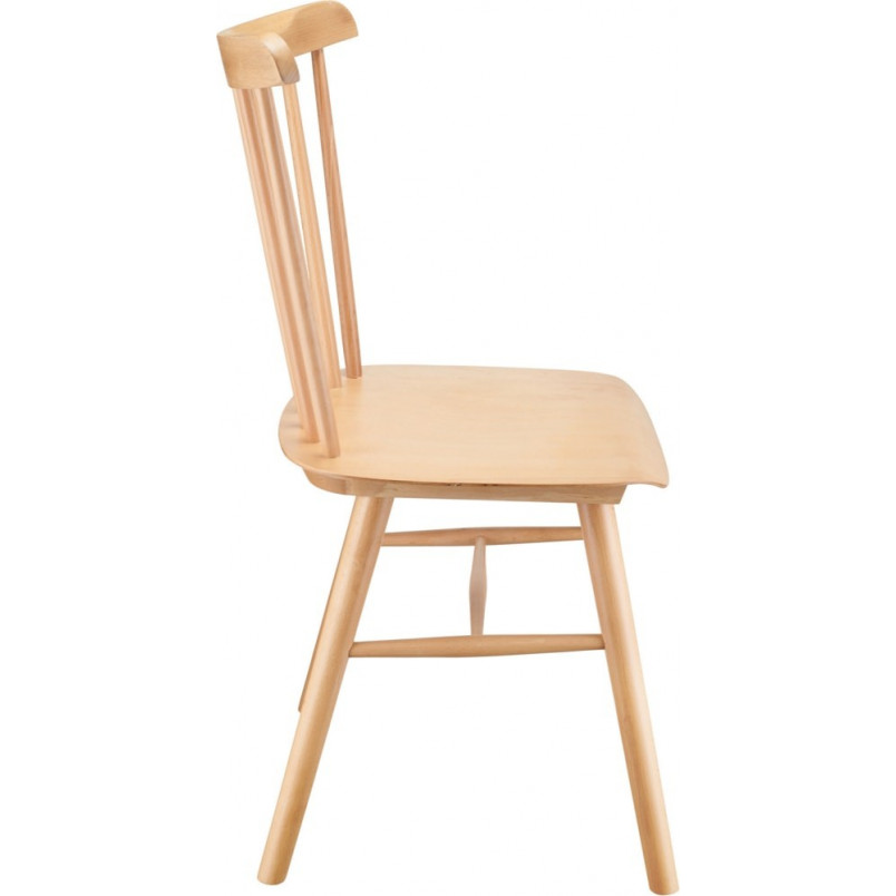 Krzesło drewniane Stick naturalne Moos Home