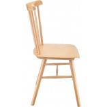 Krzesło drewniane Stick naturalne Moos Home