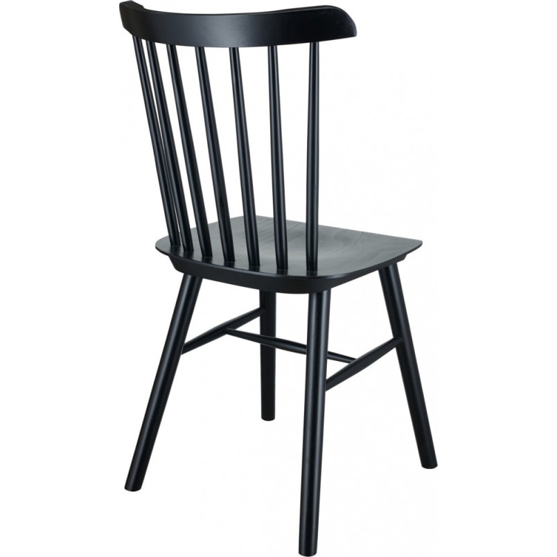 Krzesło drewniane Stick czarne Moos Home