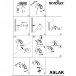 Kinkiet loft Aslak Biały marki Nordlux