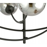 Lampa sufitowa szklane kule Hunter VI 89cm grafitowo-czarna Emibig