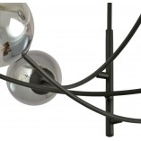 Lampa sufitowa szklane kule Hunter VI 89cm grafitowo-czarna Emibig