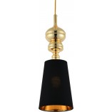 Lampa wisząca designerska Queen 18cm czarno-złota Step Into Design