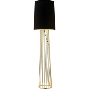 Lampa podłogowa designerska Filo 156 czarno-złota Step Into Design
