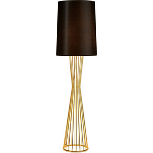 Lampa podłogowa designerska Filo 145 czarno-złota Step Into Design