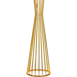 Lampa podłogowa designerska Filo 145 czarno-złota Step Into Design