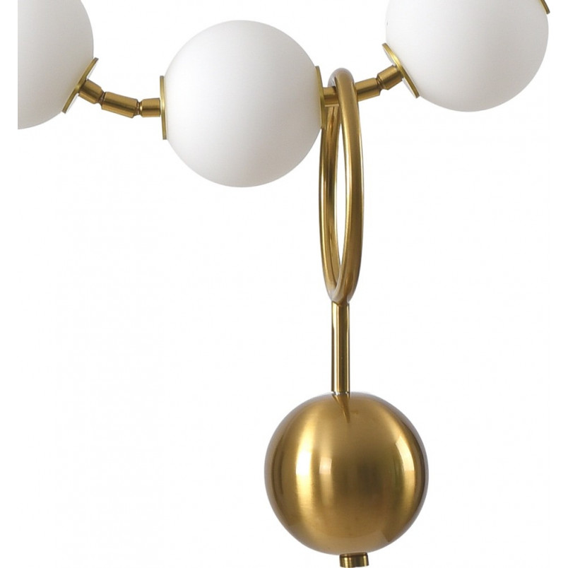 Lampa wisząca designerska szklane kule Coralli L LED biała Step Into Design