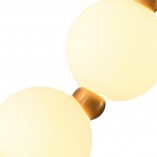 Lampa wisząca designerska szklane kule Coralli S LED 120cm biała Step Into Design