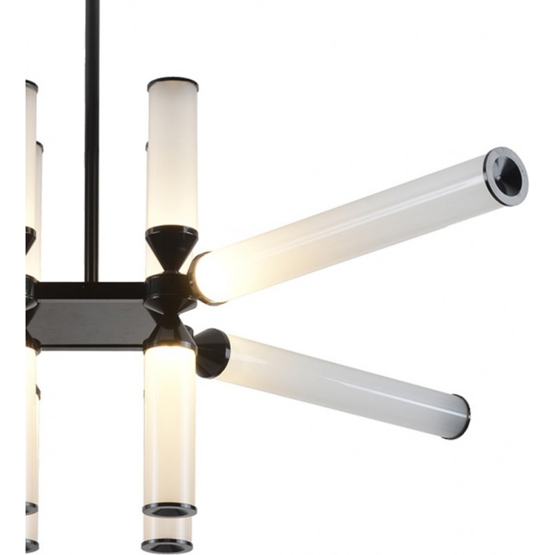 Lampa wisząca szklana designerska Quadro LED Czarno-Biała marki Step Into Design