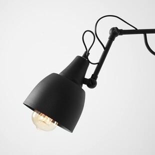 Kinkiet industrialny na wysięgniku Soho Small czarny marki Aldex