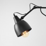 Kinkiet industrialny na wysięgniku Soho Small czarny marki Aldex