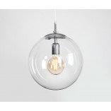 Lampa wisząca szklana kula Globus 30 przeźroczysta marki Aldex