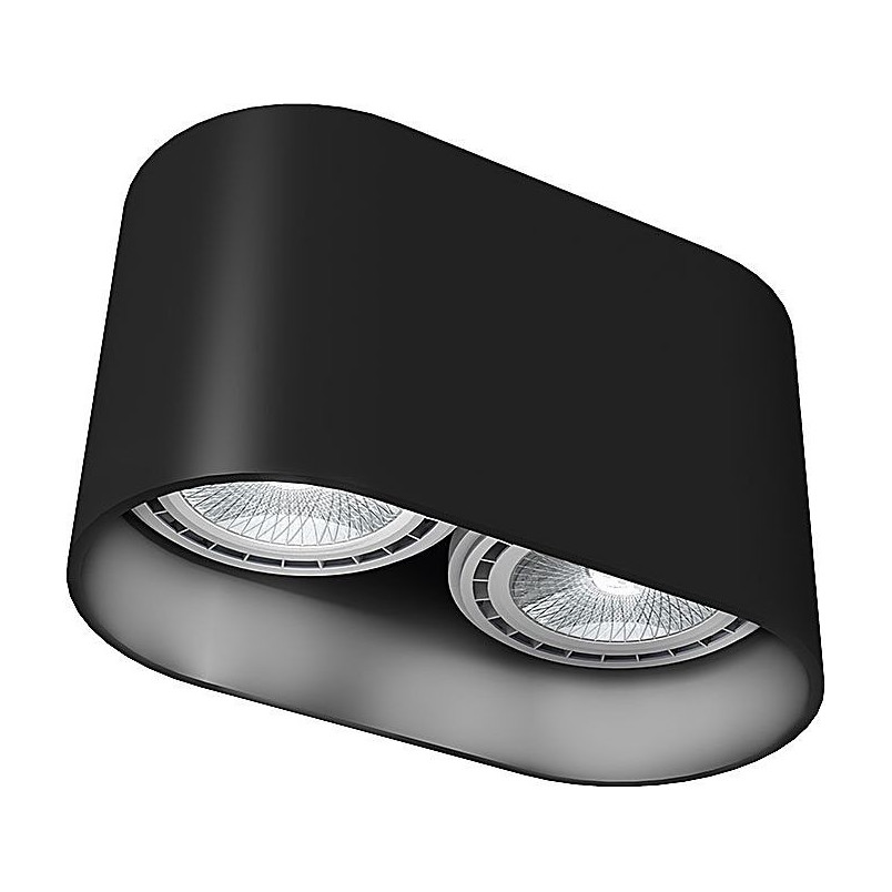 Lampa Spot podwójna Oval II Czarny marki Nowodvorski