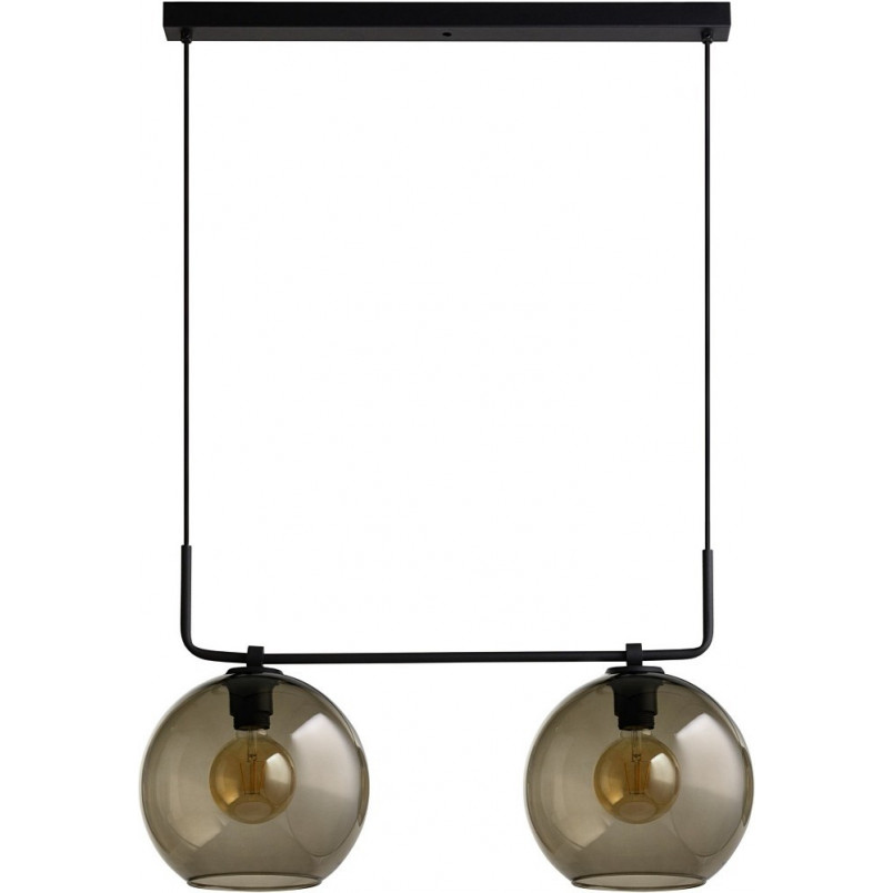 Lampa wisząca szklane kule Monaco II Szary/Czarny marki Nowodvorski
