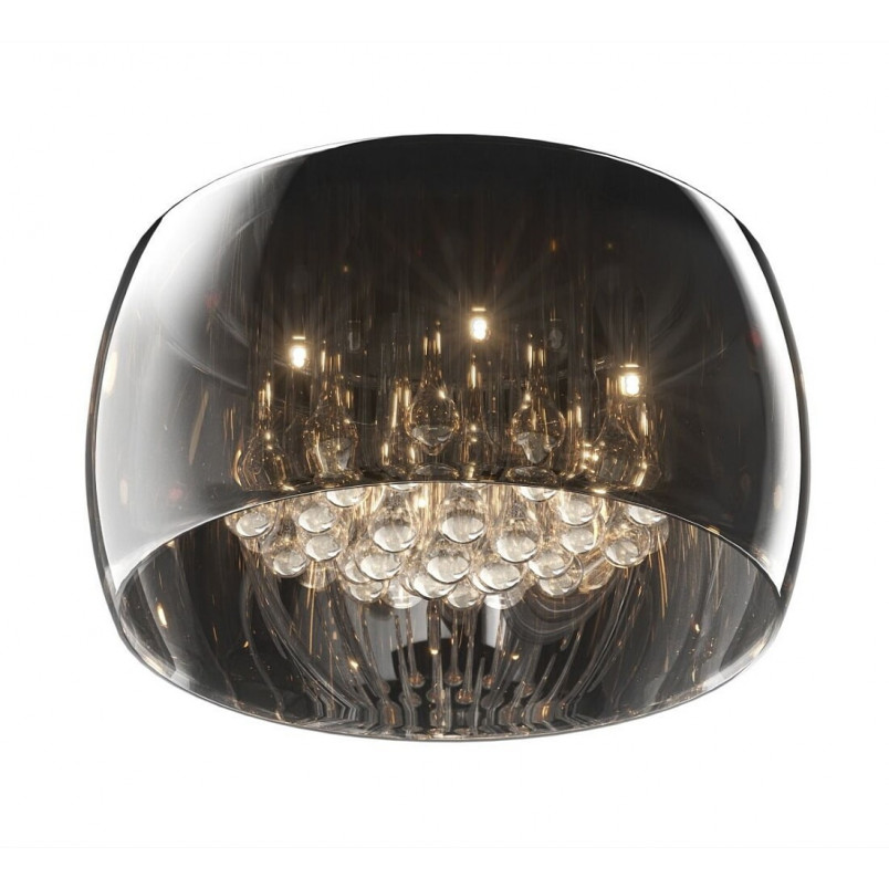 Plafon okrągły glamour z kryształkami Crystal 40 Chrom marki ZumaLine