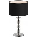 Lampa stołowa glamour z abażurem Rea 36 Czarna marki ZumaLine