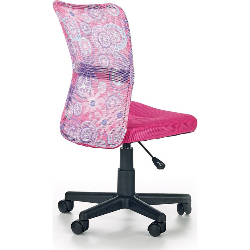 Fotel młodzieżowy do biurka DINGO różowy marki Halmar