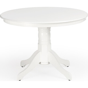 Stół okrągły na jednej nodze GLOSTER 106 biały marki Halmar