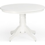 Stół okrągły na jednej nodze GLOSTER 106 biały marki Halmar