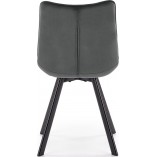 Krzesło tapicerowane pikowane K332 ciemny popiel marki Halmar