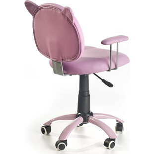 Fotel młodzieżowy do biurka KITTY różowy marki Halmar