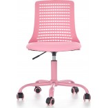 Fotel młodzieżowy do biurka PURE różowy marki Halmar