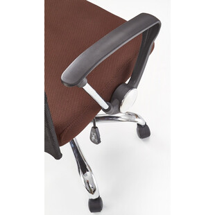 Fotel biurowy z siatki VIRE brązowy marki Halmar