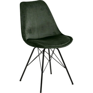Krzesło welurowe Eris VIC zielone marki Actona