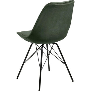 Krzesło welurowe Eris VIC zielone marki Actona