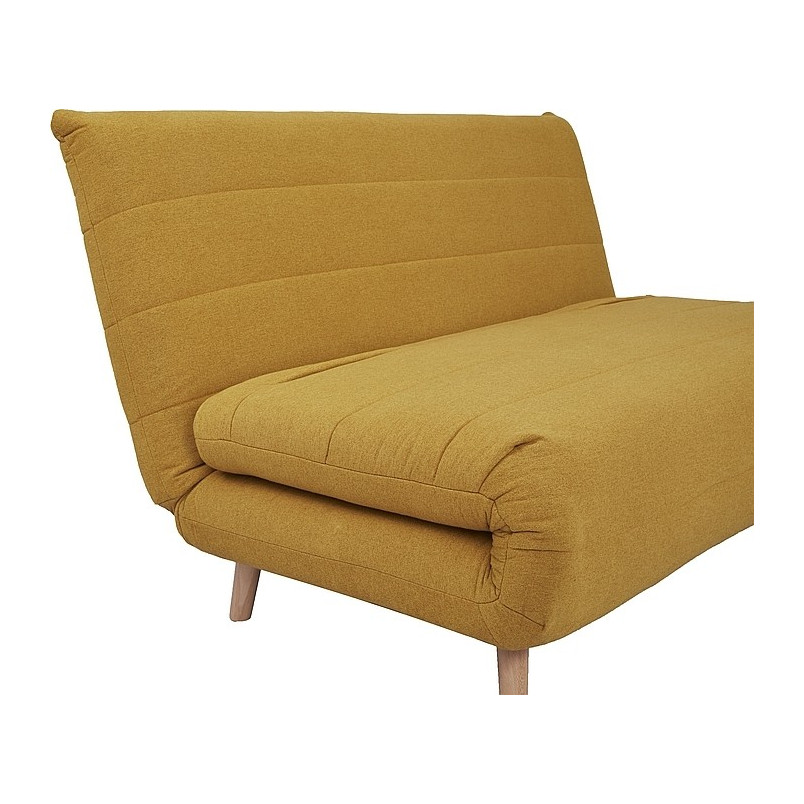 Sofa tapicerowana rozkładana Spike II curry/buk marki Signal marki Signal