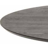 Stół okrągły fornirowany Ibiza 110 dąb czarny marki Actona