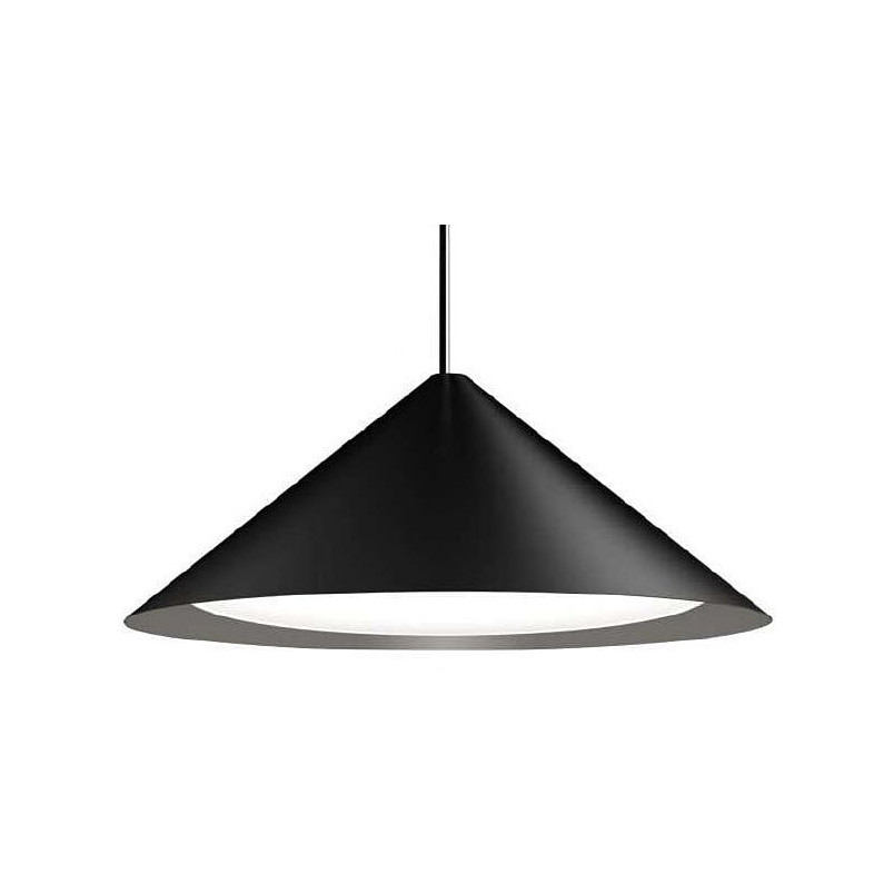 Lampa wisząca stożek Triangolo 65cm czarna Step Into Design